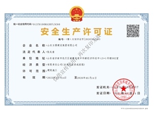 全网担保网建设安全生产许可证