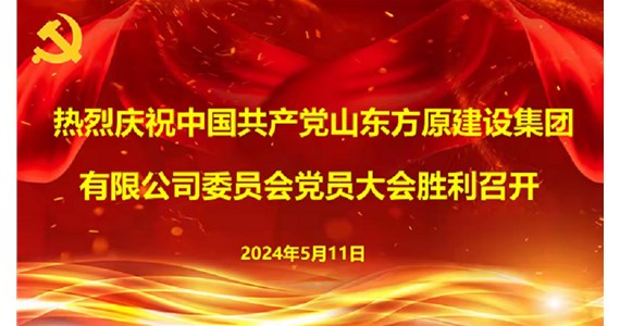 中国共产党山东全网担保网建设集团有限公司委员会第一次党员大会  胜利召开